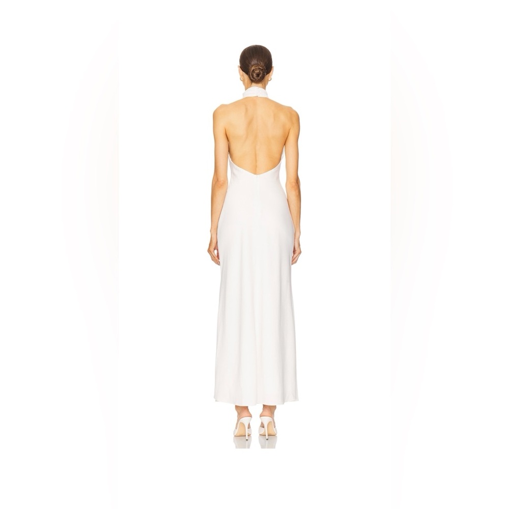 Elliatt White Halter Wedding Dress - Picture 2 of 5